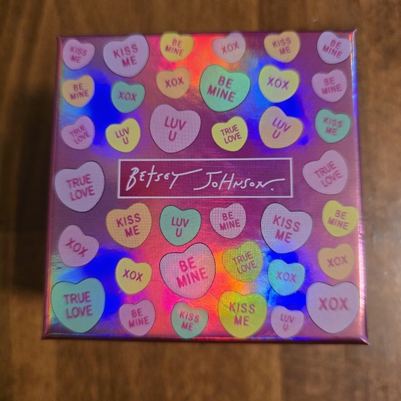 Betsey Johnson Candy Heart Earrings - Picture 3 of 3